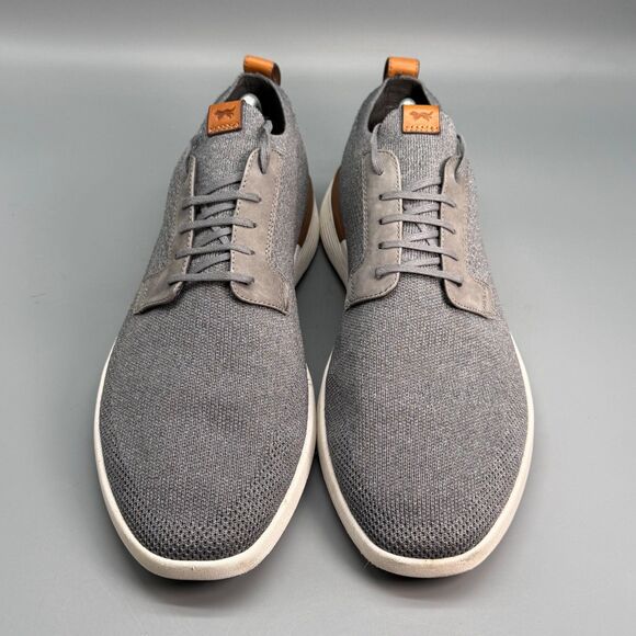 Wolf & Shepherd SwiftKnit Men\'s 11 Gray White Mesh Low Top Derby Sneakers Shoes main image 9